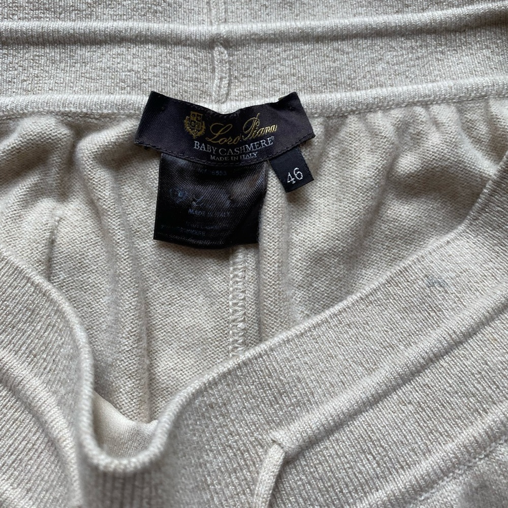 Lori Piana Baby Cashmere Joggers - Picture 2 of 5